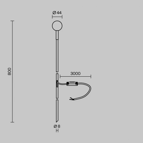 Грунтовый светильник Maytoni Outdoor Shin O523FL-L2PT3K