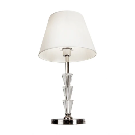 Интерьерная настольная лампа iLamp Alesti T2424-1 Nickel