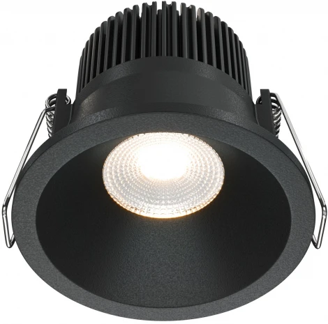 Встраиваемый светильник Zoom 3000K 1x6Вт 60° IP 65 LED Maytoni Technical DL034-01-06W3K-B (220V, круглые)
