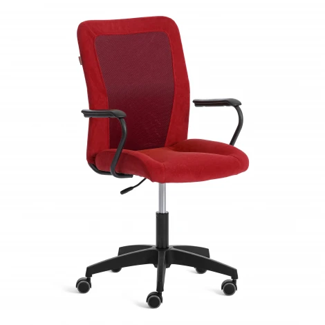Кресло Стафф/Staff велюр/сетка, бордо/бордо, 10/TW-13 Tetchair 26211