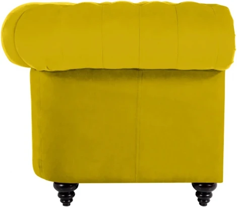 Диван Chester Classic ОГОГО (арт.344536), (Ткань/Желтый)
