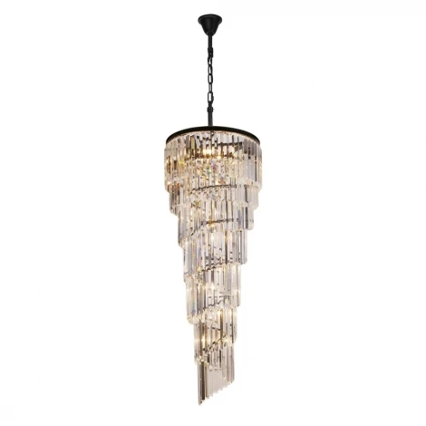 Подвесная люстра Divinare Charlotte 3011/01 SP-15 (220V, хрусталь, на цепи)