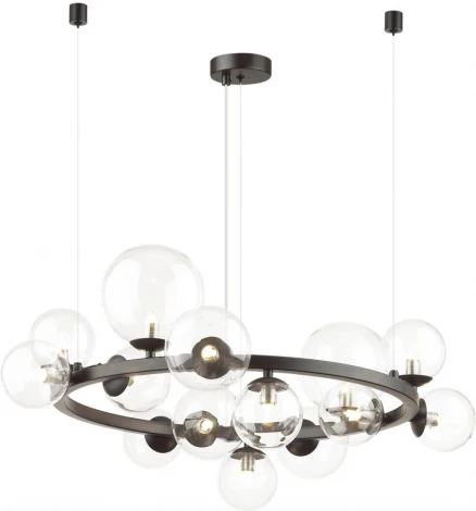Подвесная люстра Odeon Light Tovi 4818/14 (220V, на тросе, шарики, молекулы)