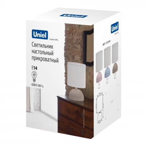 Настольная лампа Uniel UML-B302 E14 BROWN