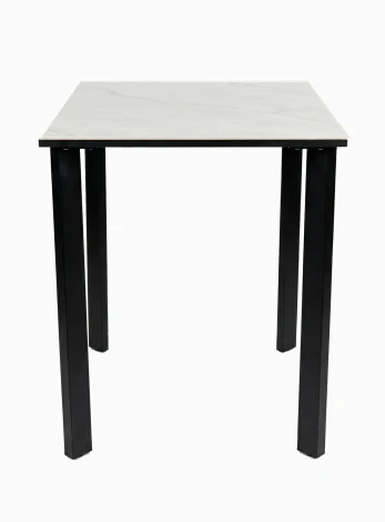 Стол DikLine SKT90 Керамика YB8020125BG ONYX/подстолье черное/опоры черные 00-00084649