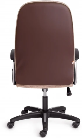 Кресло ADVANCE ткань/кож/зам, светло-коричневый/коричневый, фостер 03/36-36 Tetchair 15361
