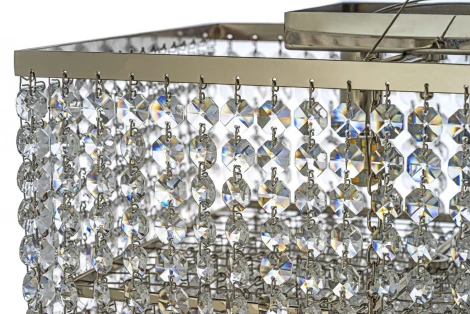 Подвесная большая люстра Arti Lampadari Milano E 1.5.70X25.105 N (220V, хрусталь, на тросе)