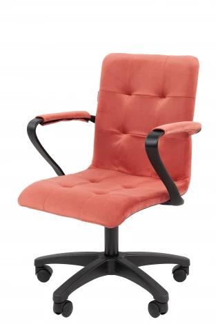 Офисное кресло Chairman 030 Россия ткань Т-28 коралл, пластик 7195741