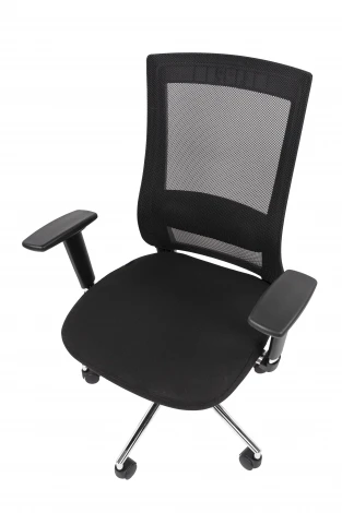 Офисное кресло Chairman 500LUX Россия ткань T черный/TW-01 черный Б/П 7210648