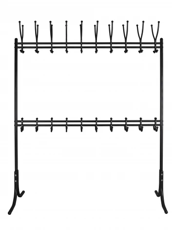 Вешалка напольная М 12М чёрный Mebelik 009748