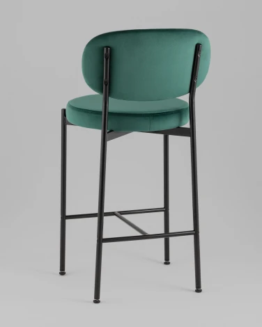 Стул полубарный Бриф VD велюр зеленый Stool Group УТ000042502