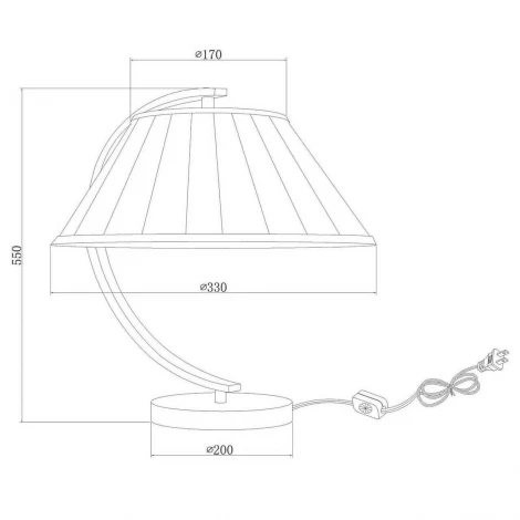 Интерьерная настольная лампа Vele Luce Daisy VL1063N01