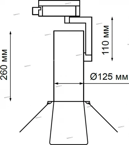 Трековый светильник Novotech Ufo Led 357558