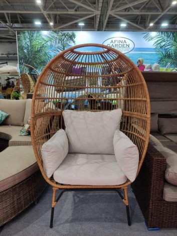 Кресло-кокон на ножках AFM-815B Beige Afina