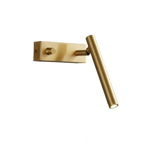 Бра светодиодное для чтения с выключателем Inodesign Stale INO_Stale Gold 44.1017