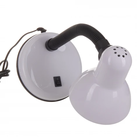 Интерьерная настольная лампа для школьника Uniel TLI-204 White. E27 (220V, выключатель)