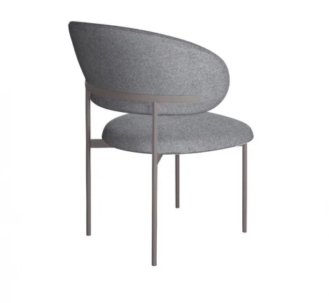 Стул DikLine 201 NS10 GREY, ножки капучино 00-00086943