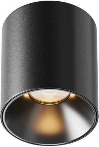 Накладной потолочный светильник Maytoni Alfa LED C064CL-5W2.7K-RD-B (220V, круглые)