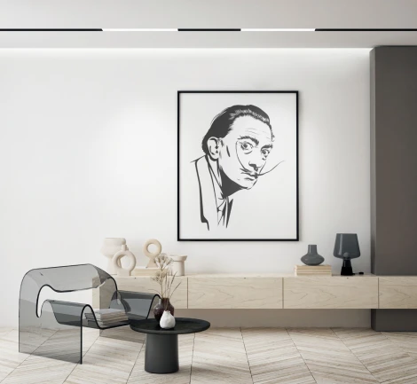 Трековый светильник Denkirs Smart DK8005-BK (LED, 220V, пульт управления)