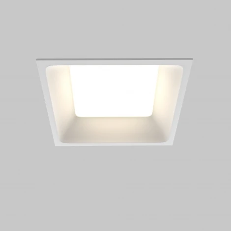 Встраиваемый светильник 12W Maytoni Okno DL056-12W3-4-6K-W (LED, 220V, круглые, IP44)