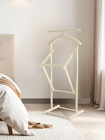 Вешалка костюмная складная В 21Н слоновая кость Mebelik 009625