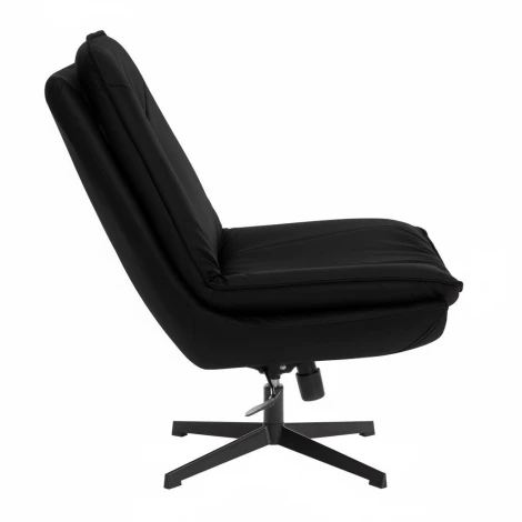 Кресло лаунж Cosmo/Космо экокожа, черный Tetchair 25276