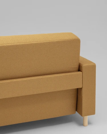 Диван-кровать Фрайдей рогожка горчичный Stool Group УТ000043103