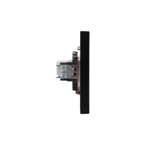 Розетка компьютерная RJ45 кат6 с/у антрацит Kranz Strong KR-78-0724-5