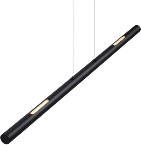 Подвесной светильник Odeon Light Mali 6643/45L IP20 LED 49W 3000K 220V черный/металл/акрил (на проводе)