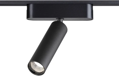 Трековый светильник Novotech Smal 359250 SHINO черный для низковольтного шинопровода IP20 LED 7W 48V 630Лм 3000К (круглые)