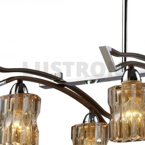 Потолочная люстра N-Light 481 481-06-13 chrome + wengue