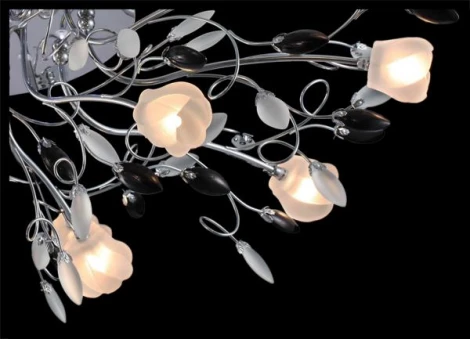 Потолочная люстра Eurosvet 5122 5122/16 хром/белый