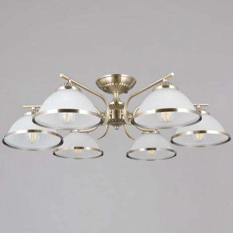 Потолочная люстра на штанге ILLUMICO IL0891-6CSQ-26 AB ELITE