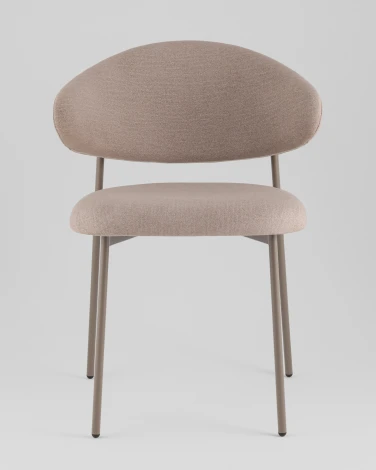 Стул Evan велюр бежевый каркас бежево-серый Stool Group УТ000042348