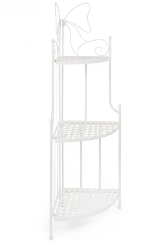 Этажерка угловая Secret De Maison 003 butter white (стальной сплав)