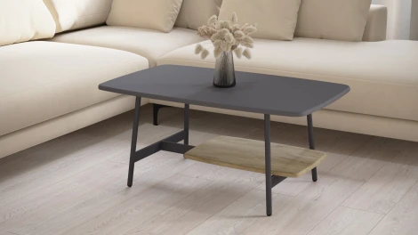 Стол журнальный Калифорния Юкон Графит/дуб сонома 9557096201