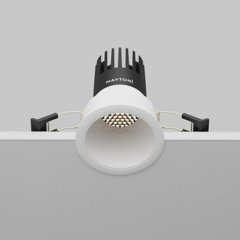 Встраиваемый светильник Maytoni Dip DL116-10W-4K-W (LED, 220V, круглые)