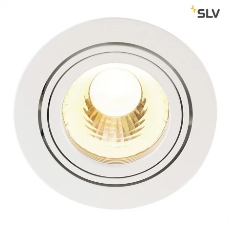 Светильник встраиваемый New Tria SLV, цоколь LED, белый