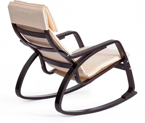 Кресло-качалка mod. AX3005 Tetchair (Венге,Бежевый).