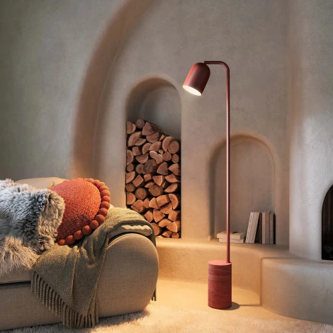 Торшер SP-MASON-FLOOR-R143-6W Warm3200-MIX (BG, 120 deg, 230V) (Arlight, IP20, Травертин) 060782