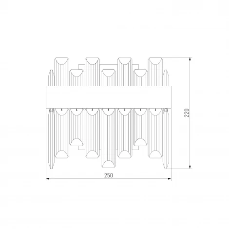 Настенный светильник Bogate's Sparkle 418/1 (LED, 220V)