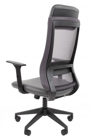 Офисное кресло Chairman 500LT Россия экокожа серый/TW-04 серый 7187913