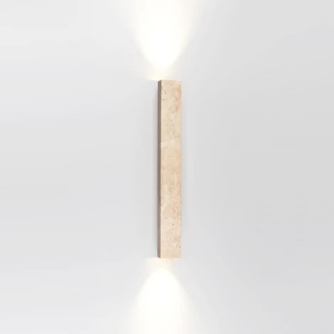 Настенный светильник Up Down Odeon Light Travertino 6625/10WL металл/камень/бежевый 10W 3000K 220V (LED)