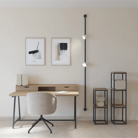 Трековый светильник 48V Denkirs Belty Spot DK5543-WH+BK (LED)