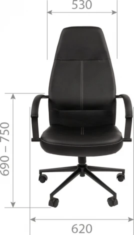 Компьютерное кресло CHAIRMAN 940 (Металл,Пластик,Экокожа/Черный)