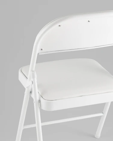 Стул складной GJ-22 белый иск.кожа 6 шт. Stool Group УТ000043173