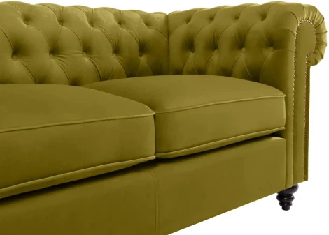 Диван Chester Classic ОГОГО (арт.344192), (Ткань/Зеленый)