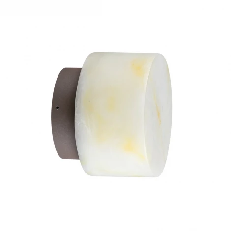 Настенный светильник уличный Odeon Light Candela 7190/6WLA белый/коричн/алюминий/искусственный алебастр/металл IP65 LED 6W 2700K 220-240V