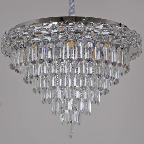 Подвесная люстра хрустальная Reluce 31070-0.4-600 MX CH