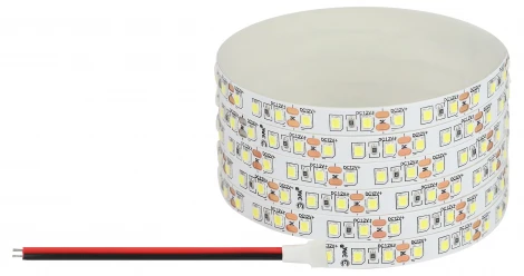 Светодиодная лента теплый белый 12V 5м ЭРА LS2835-120LED-IP20-WW